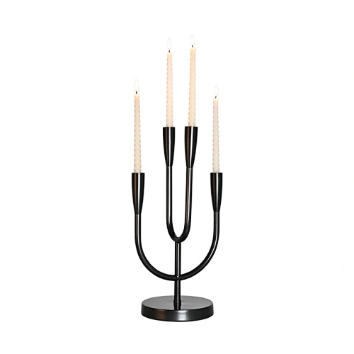 4 holders hand dyeing antique bronze finish elegant candlestick